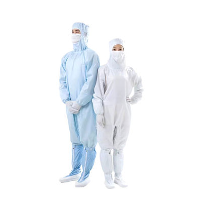 Pakaian Cleanroom Tahan Air Ramah Lingkungan Anti Static