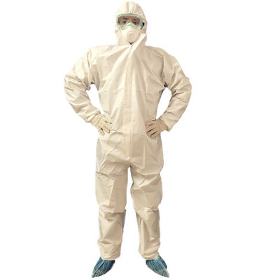 Bernapas Isolasi Pakaian Cleanroom Microporous Disposable